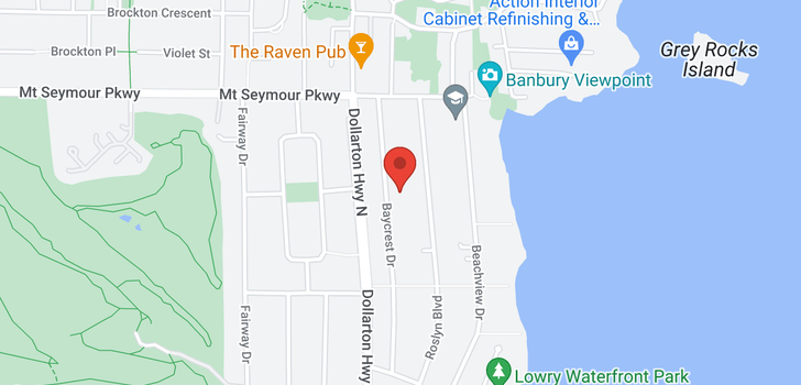 map of 858 BAYCREST DRIVE